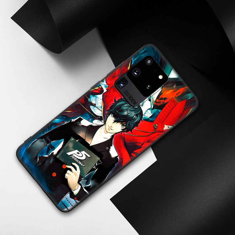 Samsung Galaxy S10 S9 S8 Plus S6 S7 Edge S10+ S9+ S8+ Casing Soft Case 76SF Persona 5 Royal P5 Anime mobile phone case