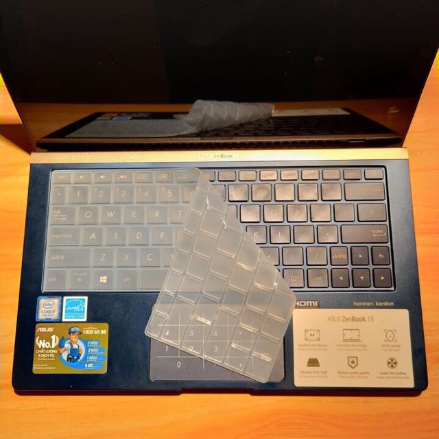 Tấm silicon bảo vệ máy tính HP 15 - 17 inch - phủ bàn phím silicon