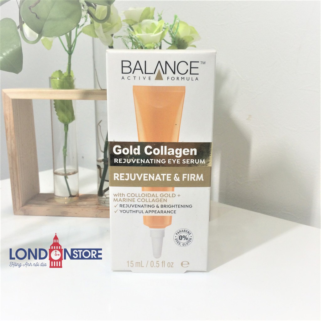 Kem tái tạo và dưỡng da mắt Balance Active Formula Gold Collagen Rejuvenating Eye 15ml | BigBuy360 - bigbuy360.vn