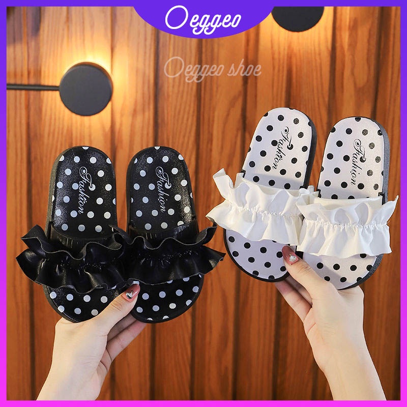 Dép Xỏ Ngón Phối Ren Xinh Xắn Thời Trang Cho Bé