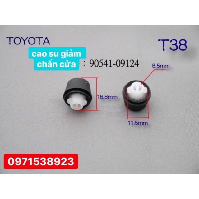 cao su giảm chấn cửa toyota 90541-09124