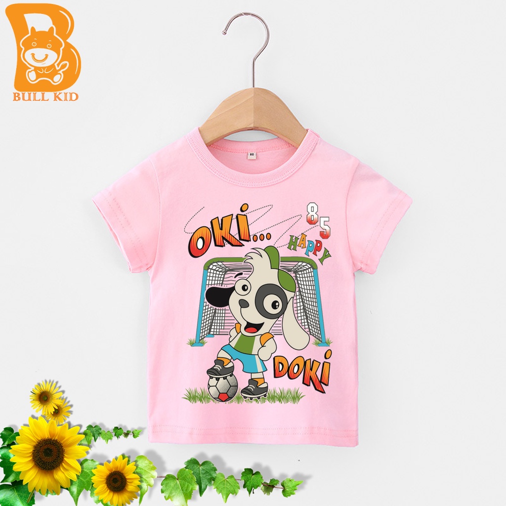 SIZE TO áo thun bé trai, bé gái  MẪU doki oki (MẪU MỚI)