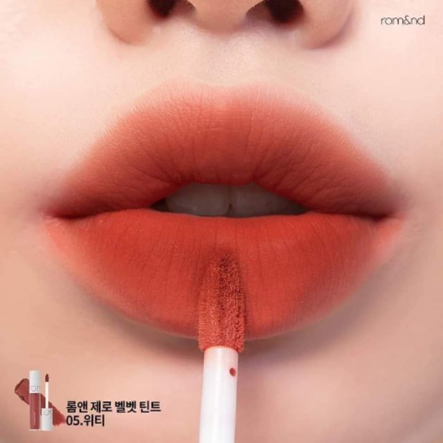 Son Kem ROMAND Zero Velvet Tint 05- đỏ gạch