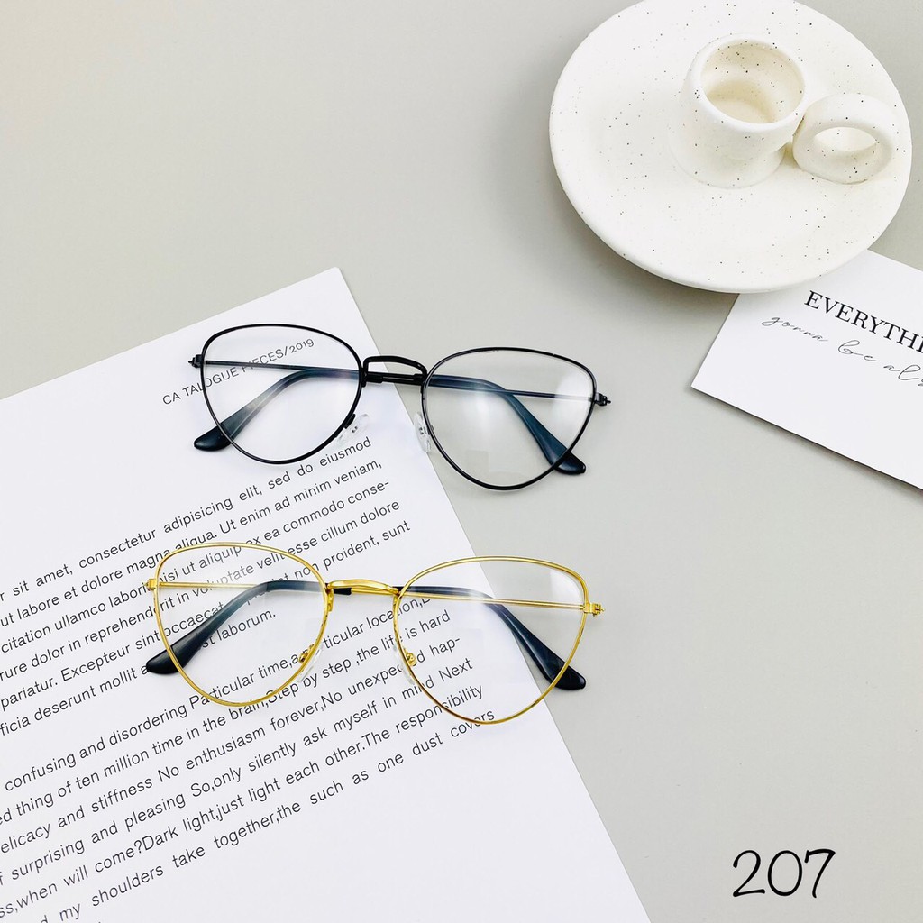 MẮT KÍNH GIẢ CẬN GỌNG XẾCH 202 FORM DỄ THƯƠNG SIÊU ĐẸP | BigBuy360 - bigbuy360.vn