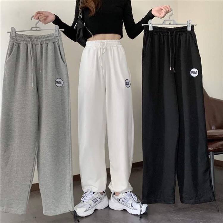 Quần Thun Jogger 3 Màu Unisex 🍀FREESHIP🍀 Quần Thun 2 Kiểu Ống Suông, Chun Bo 3 Màu Unisex