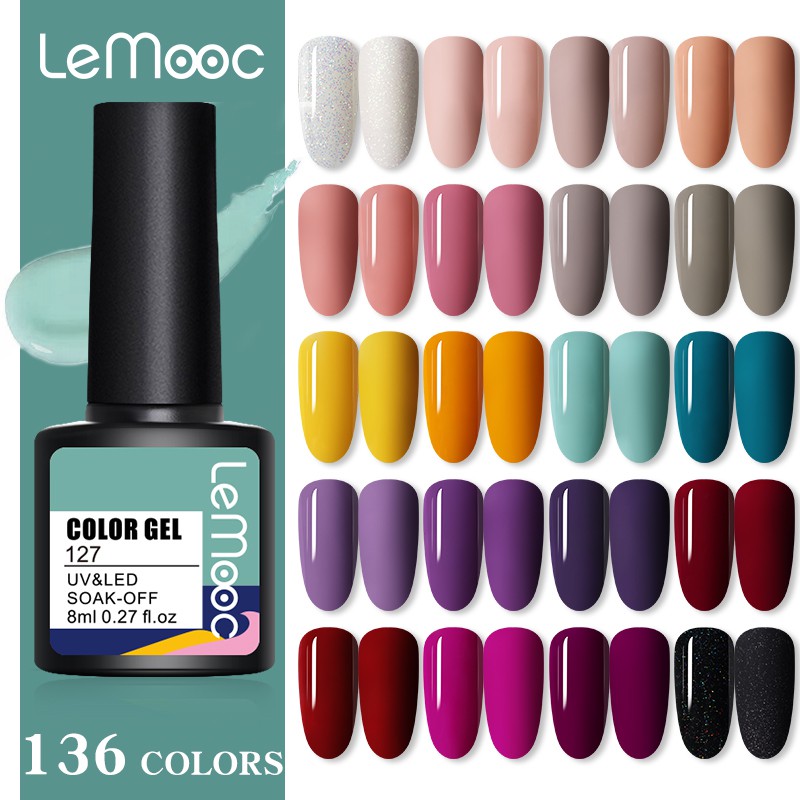 1 Lọ Nước Sơn Móng Tay Lemcc Gel 8Ml 8Ml