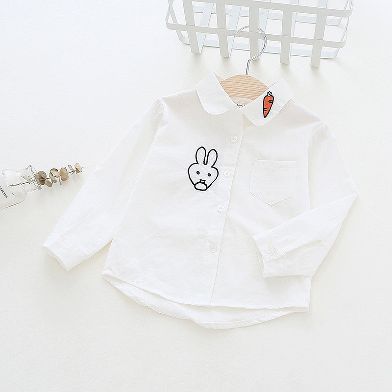 Áo sơ mi con thỏ và củ cà rốt hàng xuất xịn