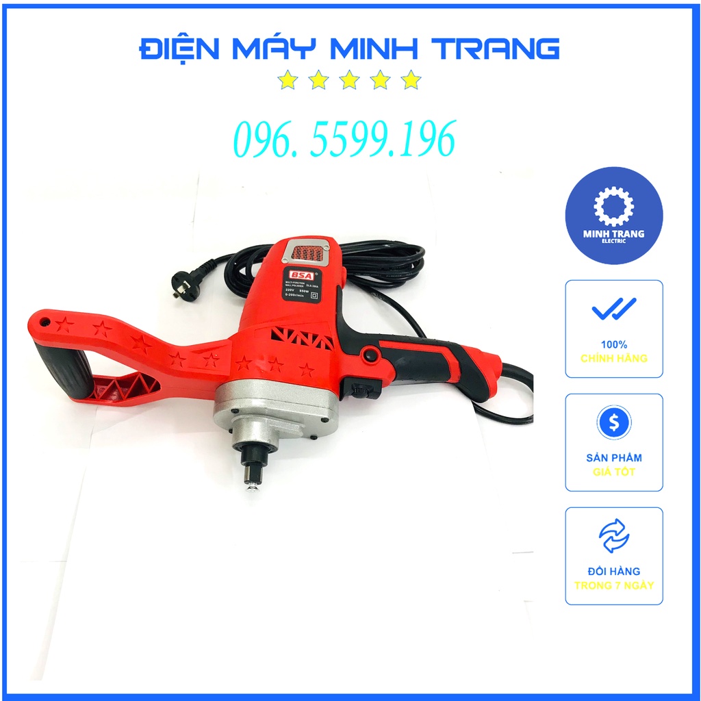 Máy Chà Tường,Máy Xoa Tường, Xoa Vữa Trát Tường BSA-MT 850W - Xoa Thô, Đánh Bóng Mặt Tường Trát .