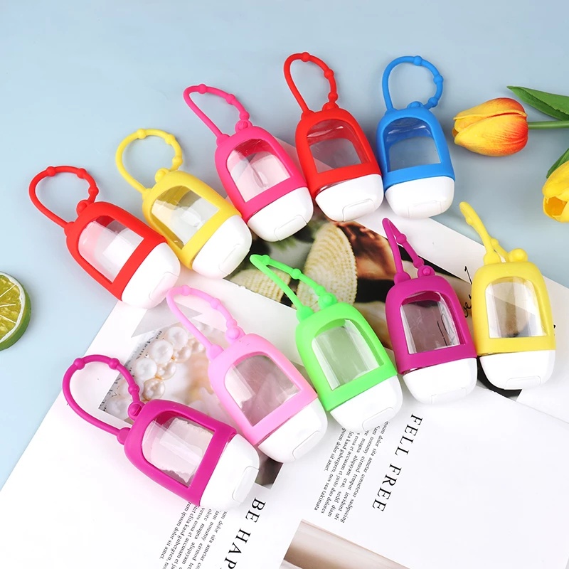 Chai chiết nước hoa mini nắp lật bằng silicon 30ml thiết kế nhỏ gọn dễ thương tiện dụng mang theo du lịch