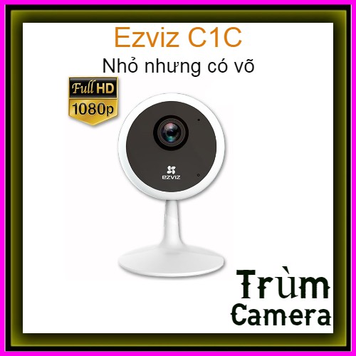 Camera WiFi Ezviz C1C B 1080P chuẩn nén H.265 Góc siêu rộng - Chính Hãng