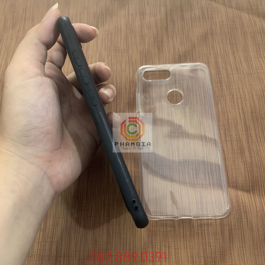 Ốp lưng dẻo trong, dẻo đen trơn  và dẻo đen auto focus Xiaomi Mi 8 Lite