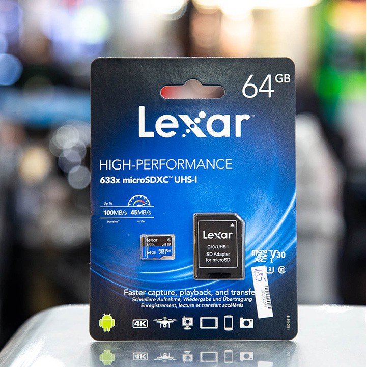 Thẻ nhớ MicroSD LEXAR 32/ 64GB  Chính hãng/ ONTEK ULTRA 64G chính hãng cho camera WIFI, Camera hành trình