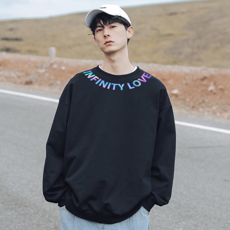 Áo Sweater Infinyty Phản Quang, Aó Nỉ Dài Tay Nam Nữ Cá Tính - AS80 | WebRaoVat - webraovat.net.vn