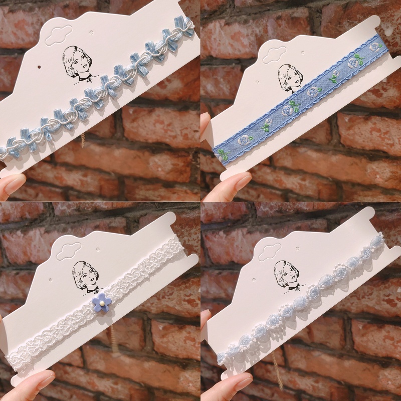 Vòng Cổ Choker Ren Co Giãn Phong Cách Gothic Thời Trang Thu Đông Cho Nữ