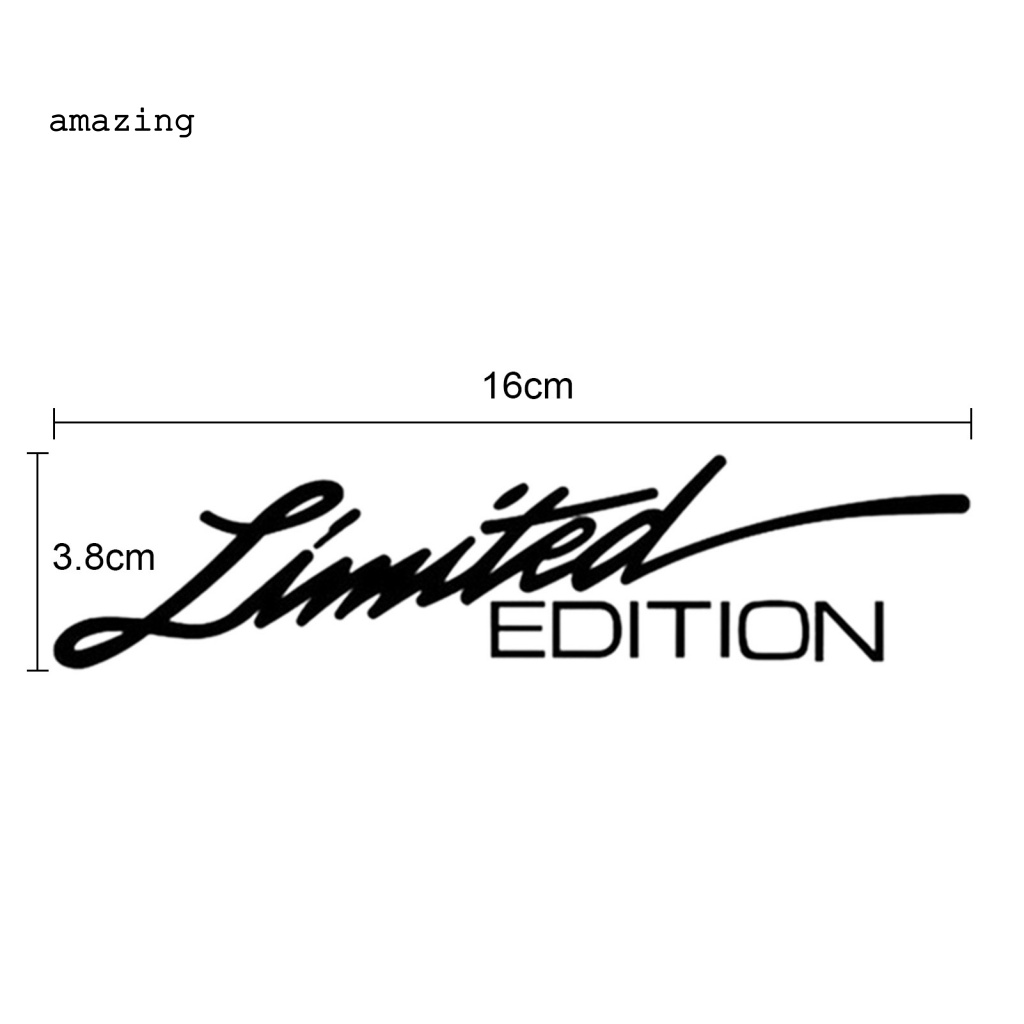 [AM] Đề Can Dán Trang Trí Xe Hơi Thân Thiện Với Môi Trường In Chữ Limited Edition