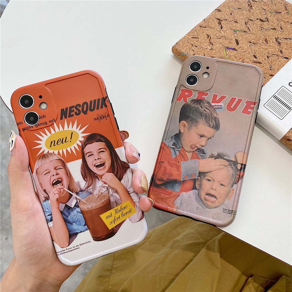 Ốp điện thoại mềm hoạt hình cho iPhone11 PRO MAX 7/8plus SE2020 X/XS XR XSMAX