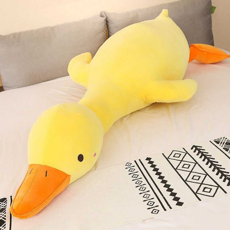 Thú gấu nhồi bông Vịt má hồng trầm cảm, mệt mỏi, đủ kích thước 60cm, 1m2, 1m6 - Khangstore.vn