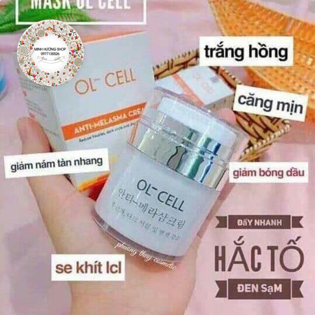 Hút nám OL CELL 30gr CHÍNH HÃNG kem nhã nám , hút tàn nhang , đào thải sắc tố đen sạm