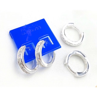 Bông tai bạc 925 hột cao cấp