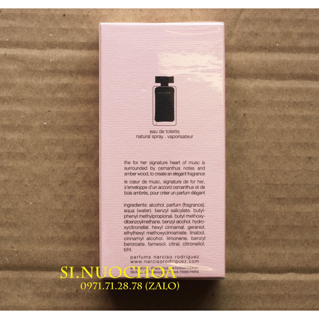 Nước hoa Narciso Rodriguez For Her EDT 100ml