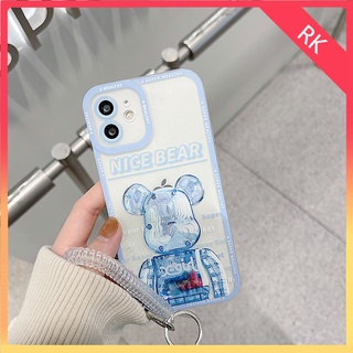 Ốp lưng iphone Ốp lưng iphone Ốp điện thoại gấu bear brick LV viền camera cho iphone 6 plus/6/6plus/ RK CASE