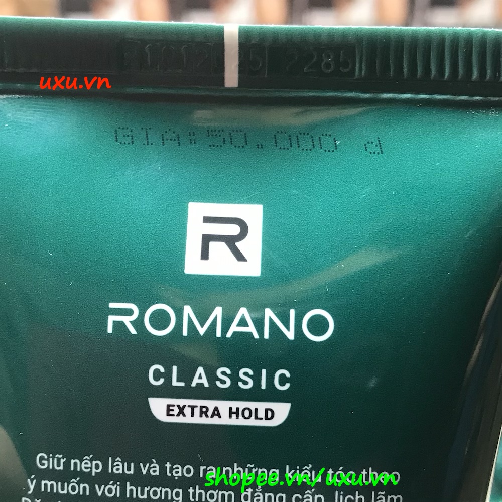 Gel Tạo Kiểu Tóc 150G Romano Classic Giữ Nếp Lâu Làm Mềm Tóc, Với uxu.vn Tất Cả Là Chính Hãng.