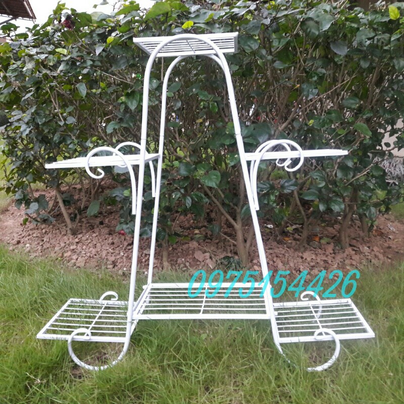 Kệ để cây cảnh hình chữ A 6 tầng nghệ thuật