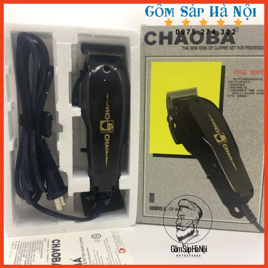 Tông Đơ Chaoba CH-808 Siêu Bền ( Lưỡi Kép)