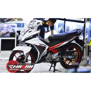 Tem Trùm Exciter 135 Trắng Đen