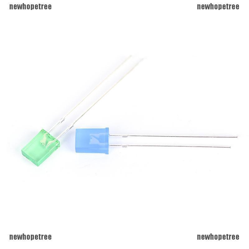 Set 100 đèn led đi ốt hình vuông chữ nhật nhiều màu chất lượng cao