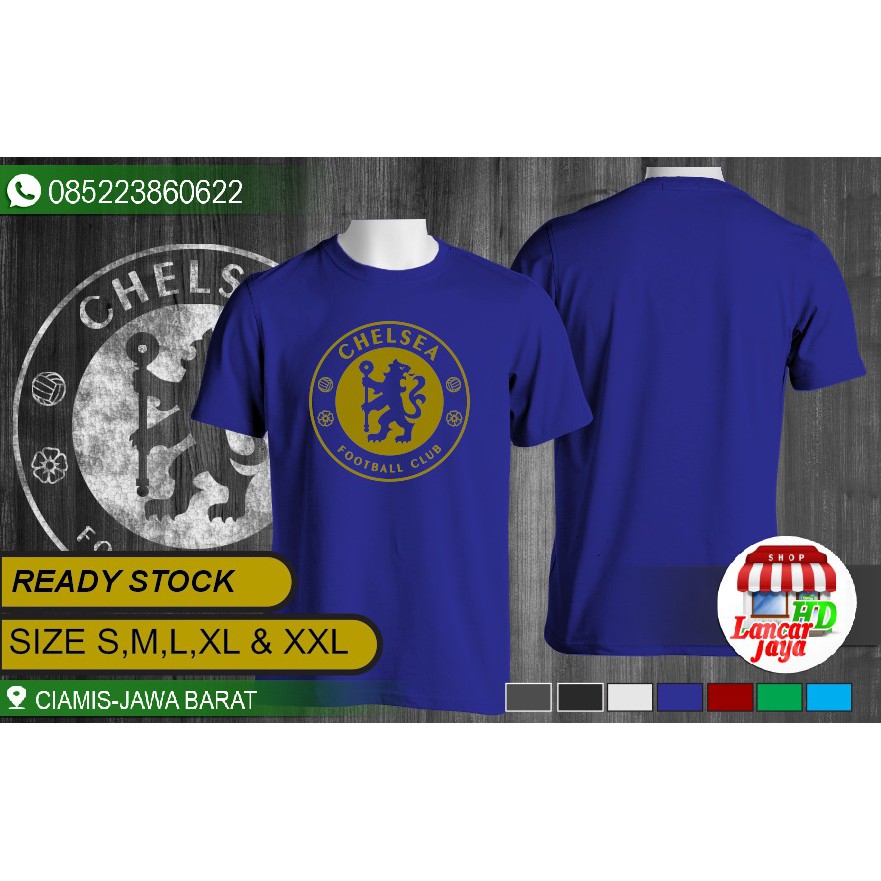 Áo Thun In Logo Chelsea Thời Trang Cá Tính