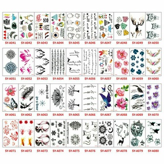 Hình xăm dán tạm thời hình hoa 3D