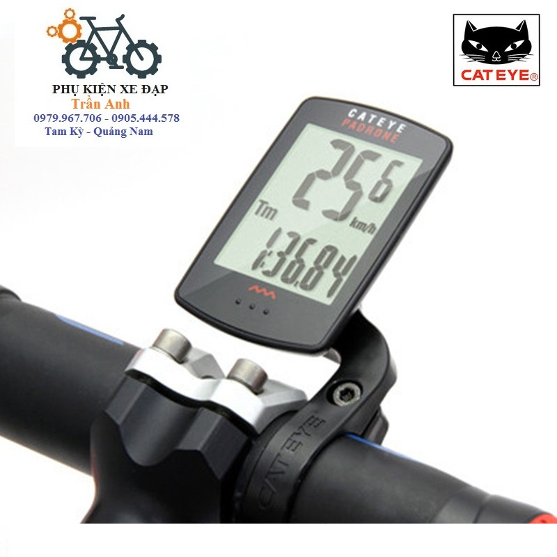 Đồng hồ đo tốc độ xe đạp Cateye Padrone CC-PA110w