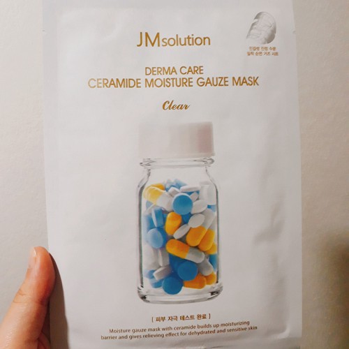 Combo 5 Mặt Nạ JMSolution Derma Care Ceramide Aqua Capsule Cấp Nước Phục Hồi Da Hư Tổn 30ml x5