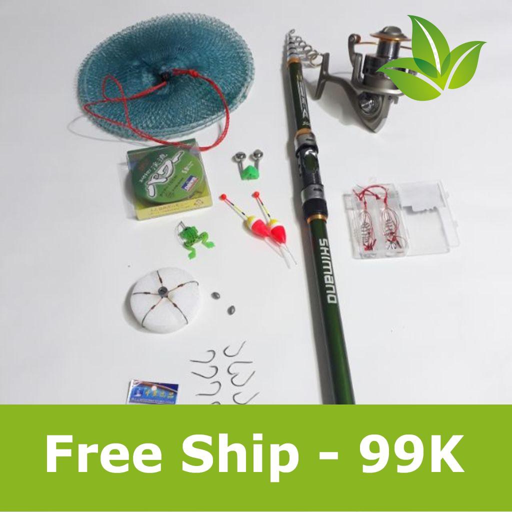 Bộ cần câu rút 3m máy 6000 hàng chuẩn