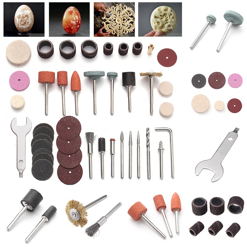 Bộ 40 phụ kiện cho máy mài đánh bóng 1 / 8 ' '