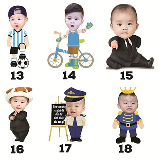 Chibi bé trai [Phụ Kiện trang trí sinh nhật]
