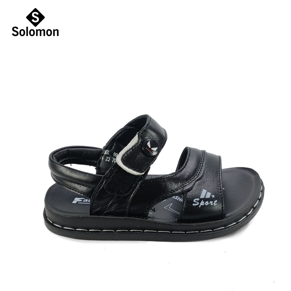 SANDAL DA BÉ TRAI ✳️FREESHIP✳️QUAI HẬU DA MỀM CHỐNG TRƠN HÀNG QUẢNG CHÂU CAO CẤP SOLOMON