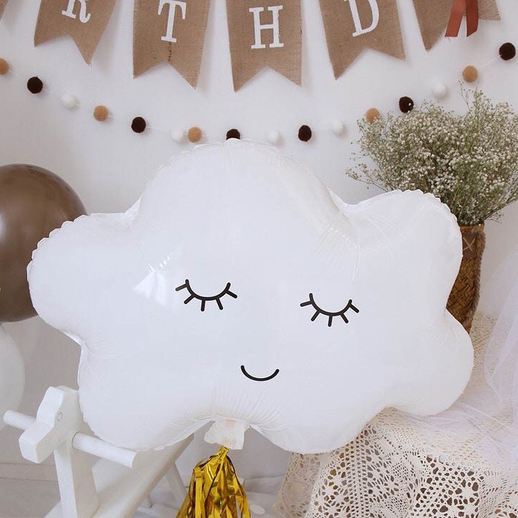 Bóng kiếng đám mây 70cm trang trí tiệc sinh nhật HPBD