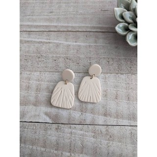 Khuyên tai / Bông tai nữ handmade đất sét Nhật - Modern2P 2