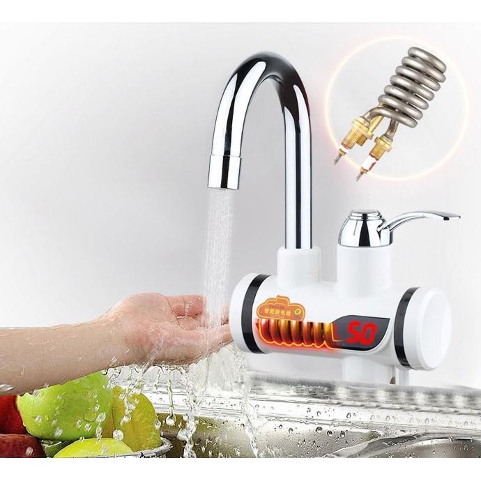 Máy làm nóng nước trực tiếp tại vòi, Vòi nóng lạnh trực tiếp Water Warm HD-02 làm nóng nước cực nhanh