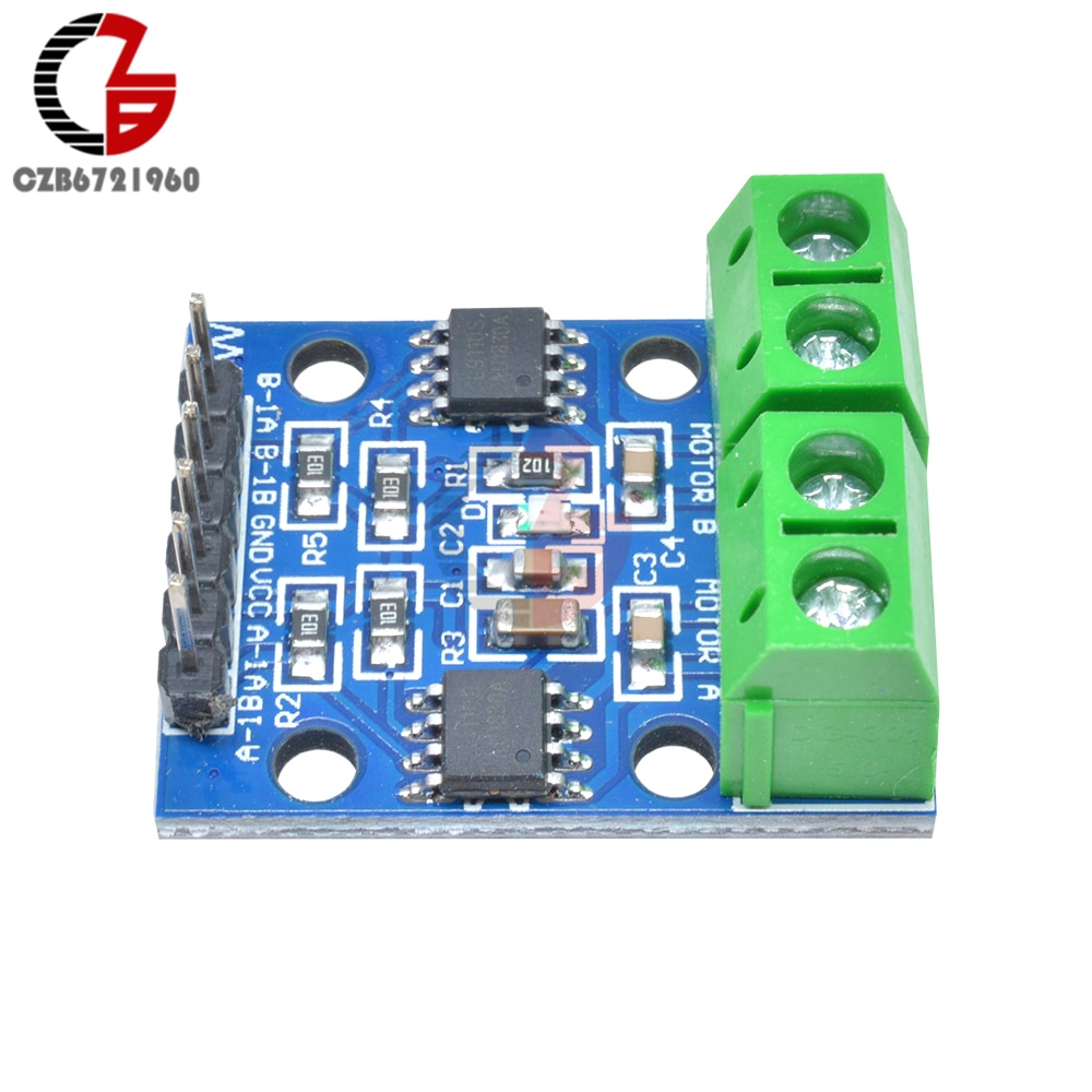 2.5V-12V 2CH L9110S H-bridge Stepper Motor Driver Controller Board Dual Channel L9110 DC Motor Drive Control Module for Arduino