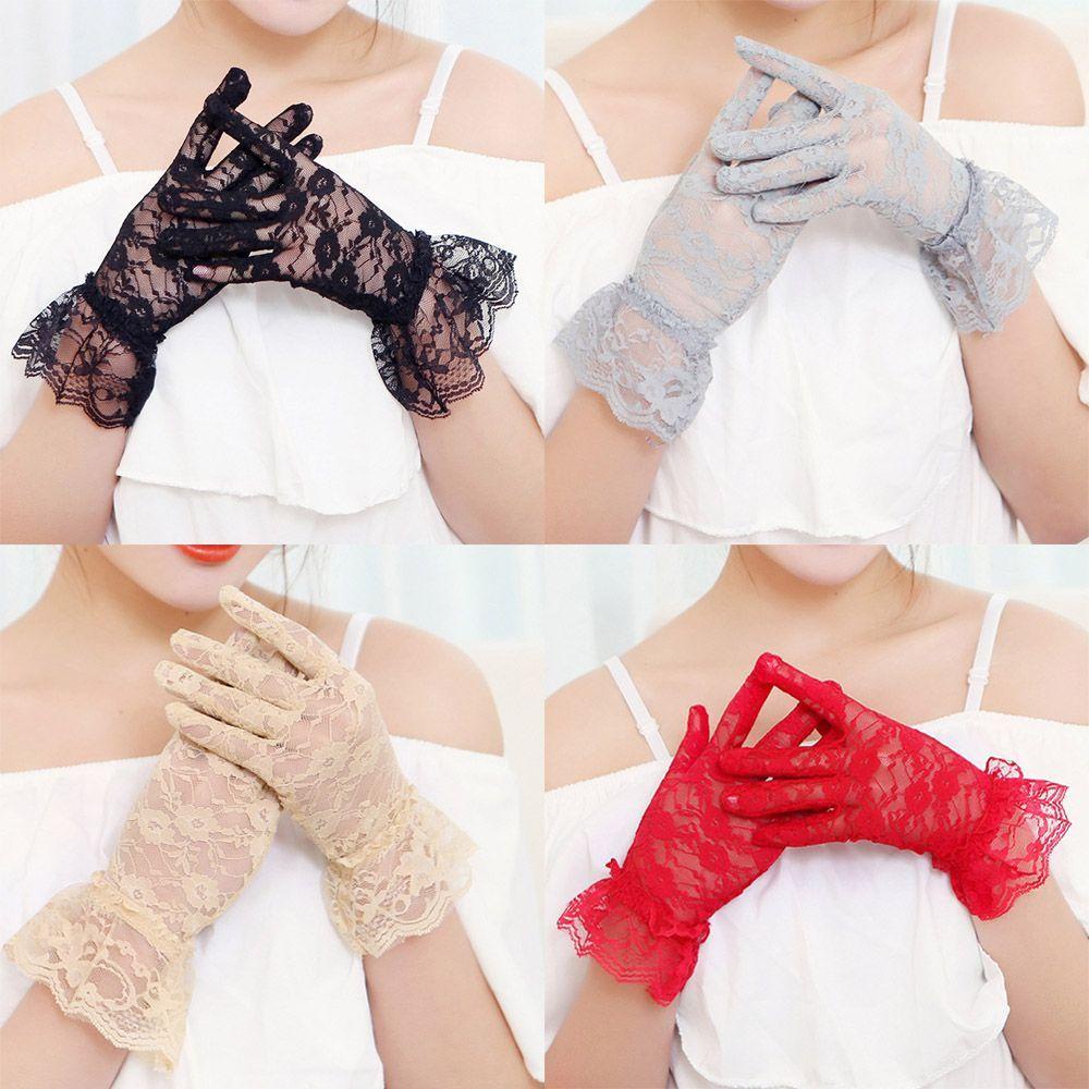 WONDER Găng Tay Ren Chống Nắng, Chống Tia UV