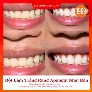 Bột làm trắng răng apalight nhật bản phục hồi men răng, sạch mảng bám - ảnh sản phẩm 6