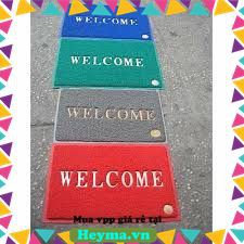 Thảm nhựa lau chân Welcome [Không ưng hoàn lại tiền]