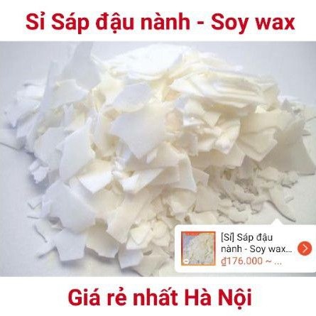 [Bán sỉ] DIY 01 Kg Sáp đậu nành (Soy wax) làm nến thơm, nước hoa khô rẻ nhất Hà Nội - Vardan