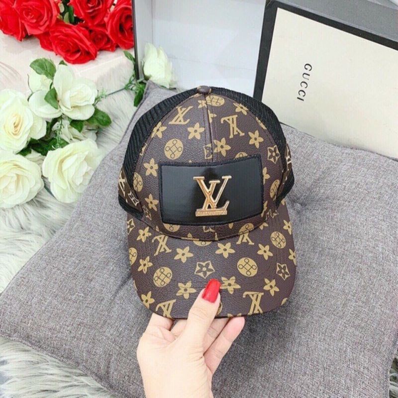 NÓN DA KẾT LƯỚI LLVV LOGO KIM LOẠI MẠ VÀNG SIÊU ĐẸP