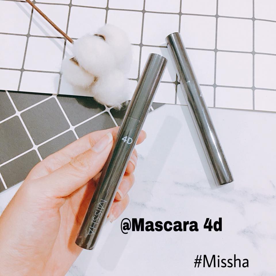 Mascara dài dày mi không lem Missha 4D the style mascara