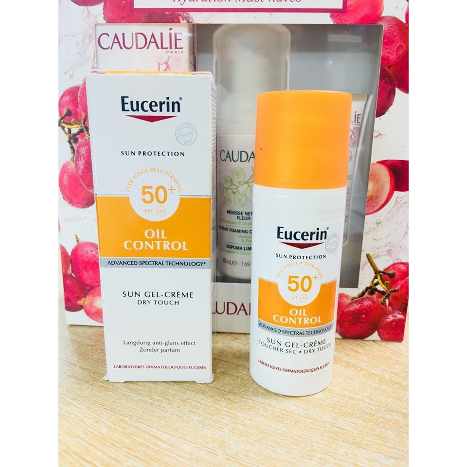 Kem chống nắng Eucerin Sun Gel-Creme Oil Control Dry Touch SPF 50+ dành cho da hh dầu. dầu | BigBuy360 - bigbuy360.vn
