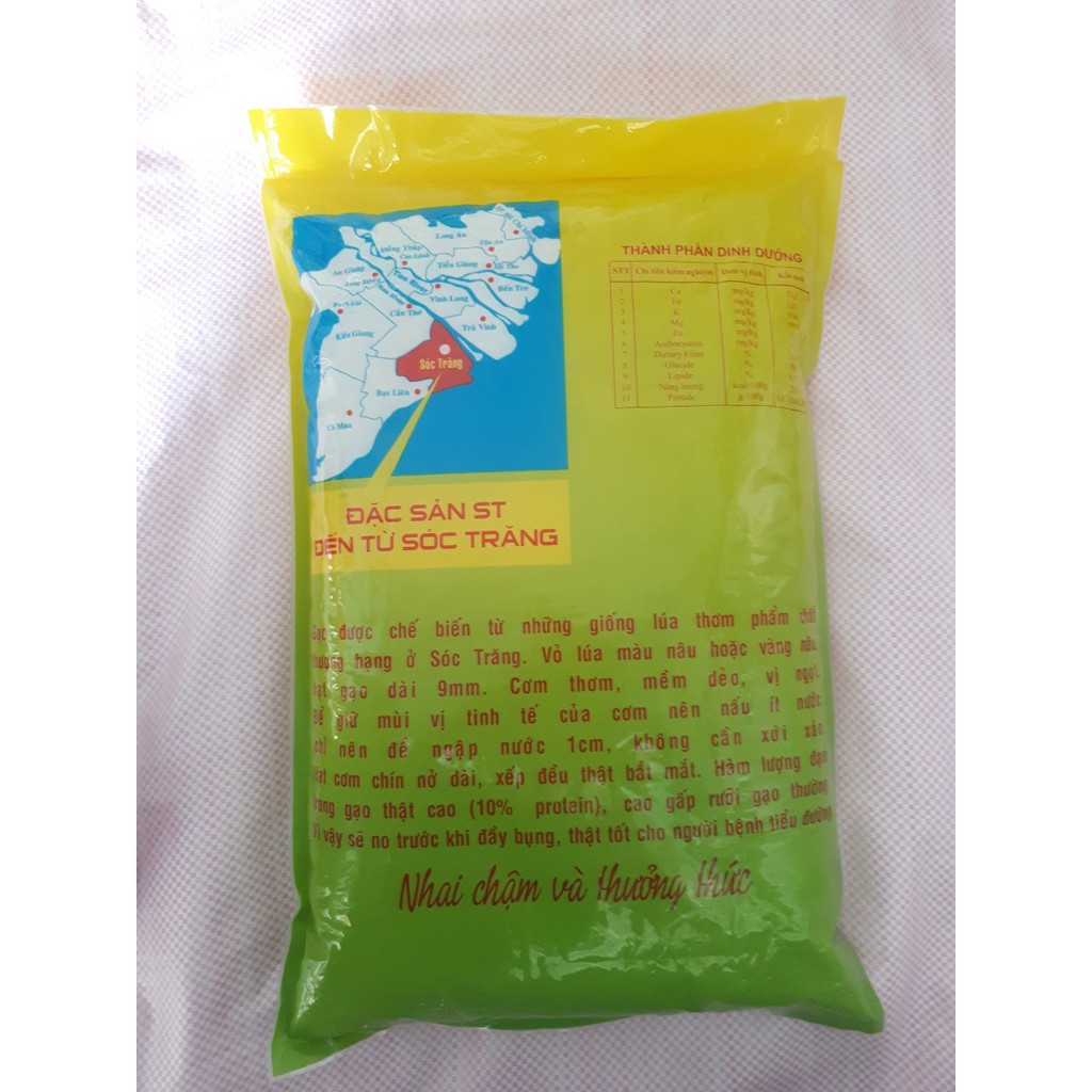 Gạo ST25 Chính hiệu Chú Cua - Gạo ngon nhất thế giới (túi 5kg) | BigBuy360 - bigbuy360.vn